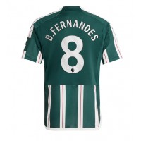 Pánský Fotbalový dres Manchester United Bruno Fernandes #8 2023-24 Venkovní Krátký Rukáv